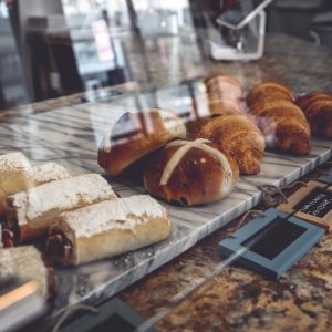 pastry lot in display counter