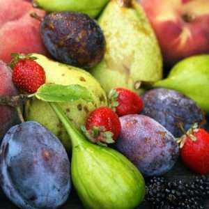 variety of fruits