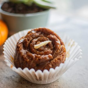 baked cupcake on table