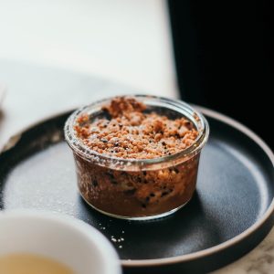 bowl filled with food