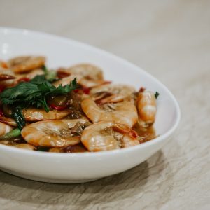 cooked food on white ceramic bowl