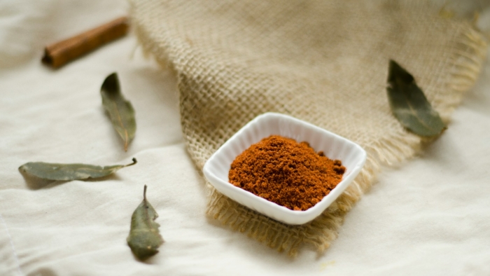 selective focus photography of a brown powder