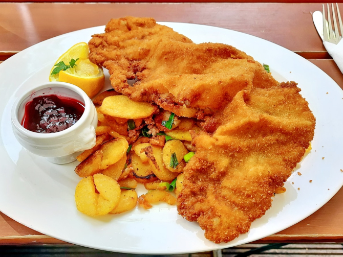 fried food on white ceramic plate